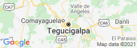 Tegucigalpa map